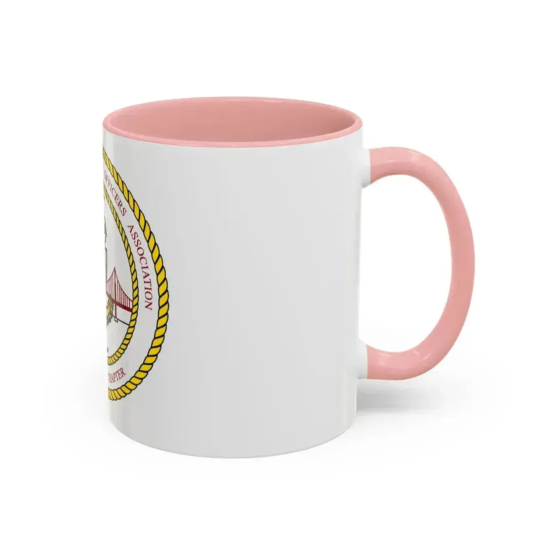 CG CPOA Golden Gate Chapter (U.S. Coast Guard) Accent Coffee Mug - Go Mug Yourself