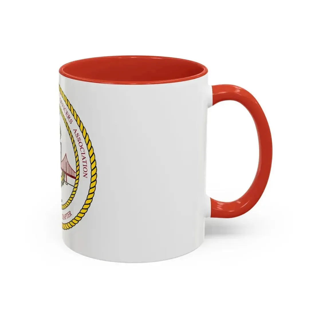 CG CPOA Golden Gate Chapter (U.S. Coast Guard) Accent Coffee Mug - Go Mug Yourself