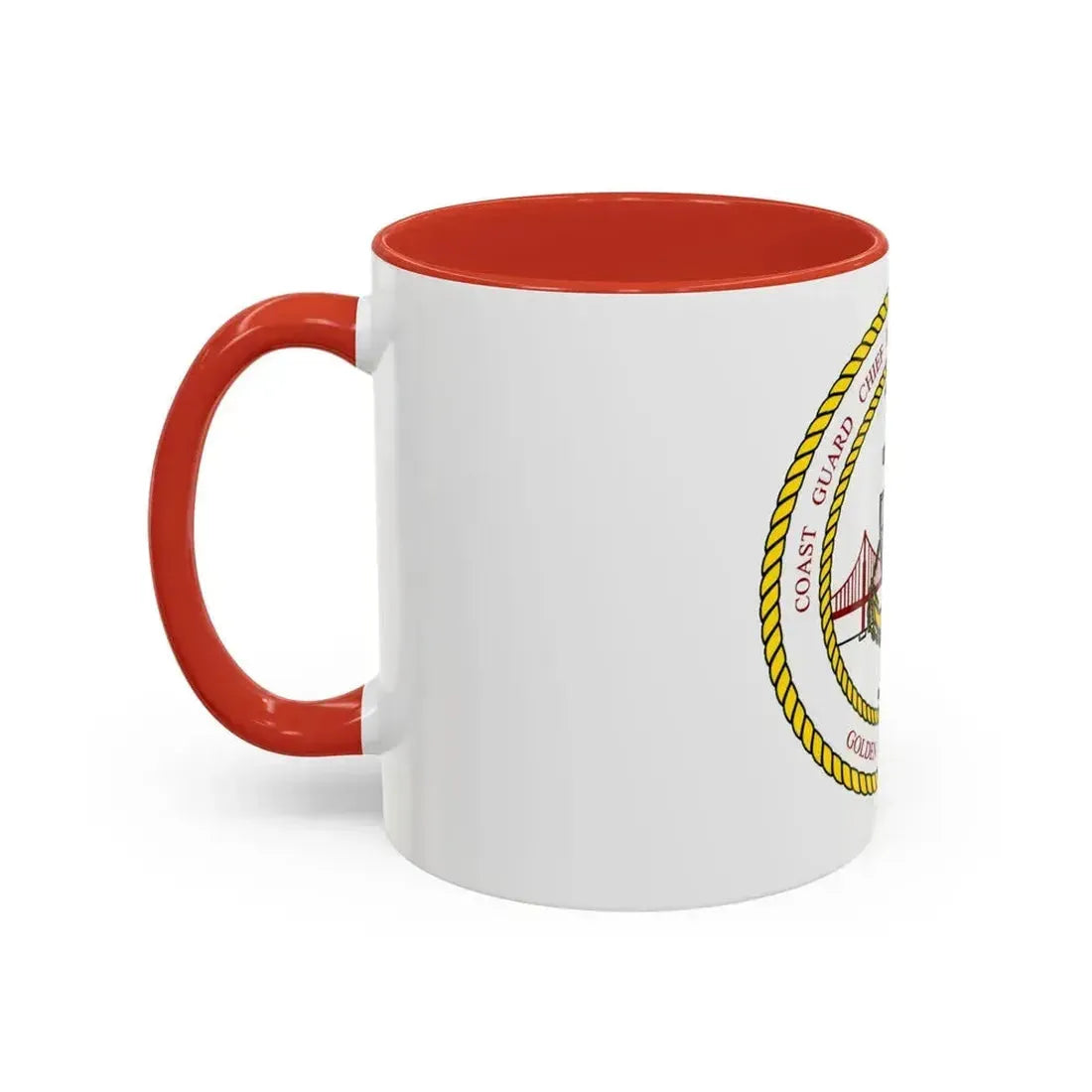 CG CPOA Golden Gate Chapter (U.S. Coast Guard) Accent Coffee Mug - Go Mug Yourself