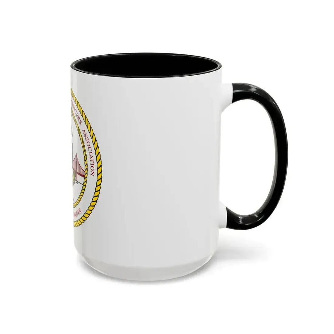 CG CPOA Golden Gate Chapter (U.S. Coast Guard) Accent Coffee Mug - Go Mug Yourself