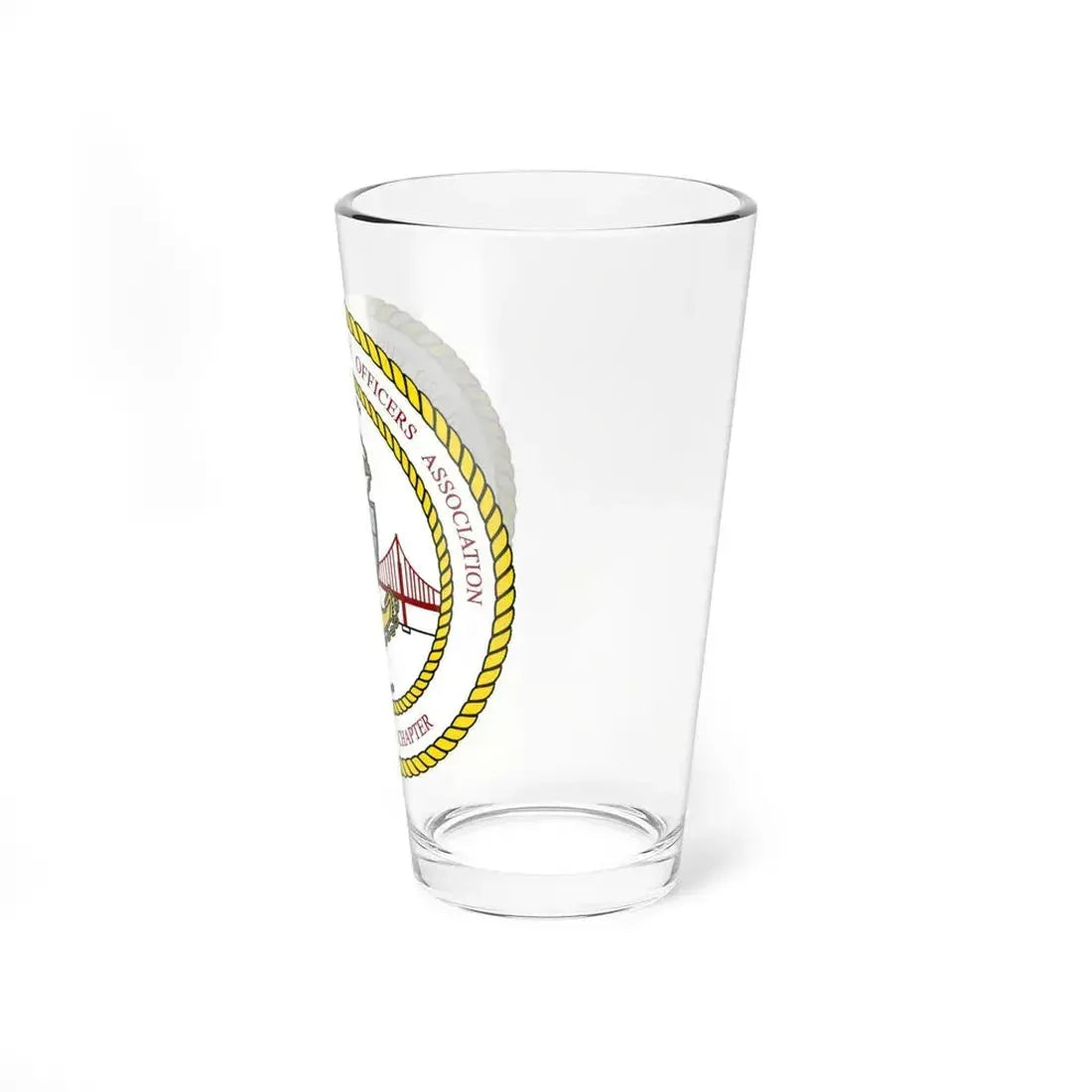 CG CPOA Golden Gate Chapter (U.S. Coast Guard) Pint Glass 16oz - Go Mug Yourself