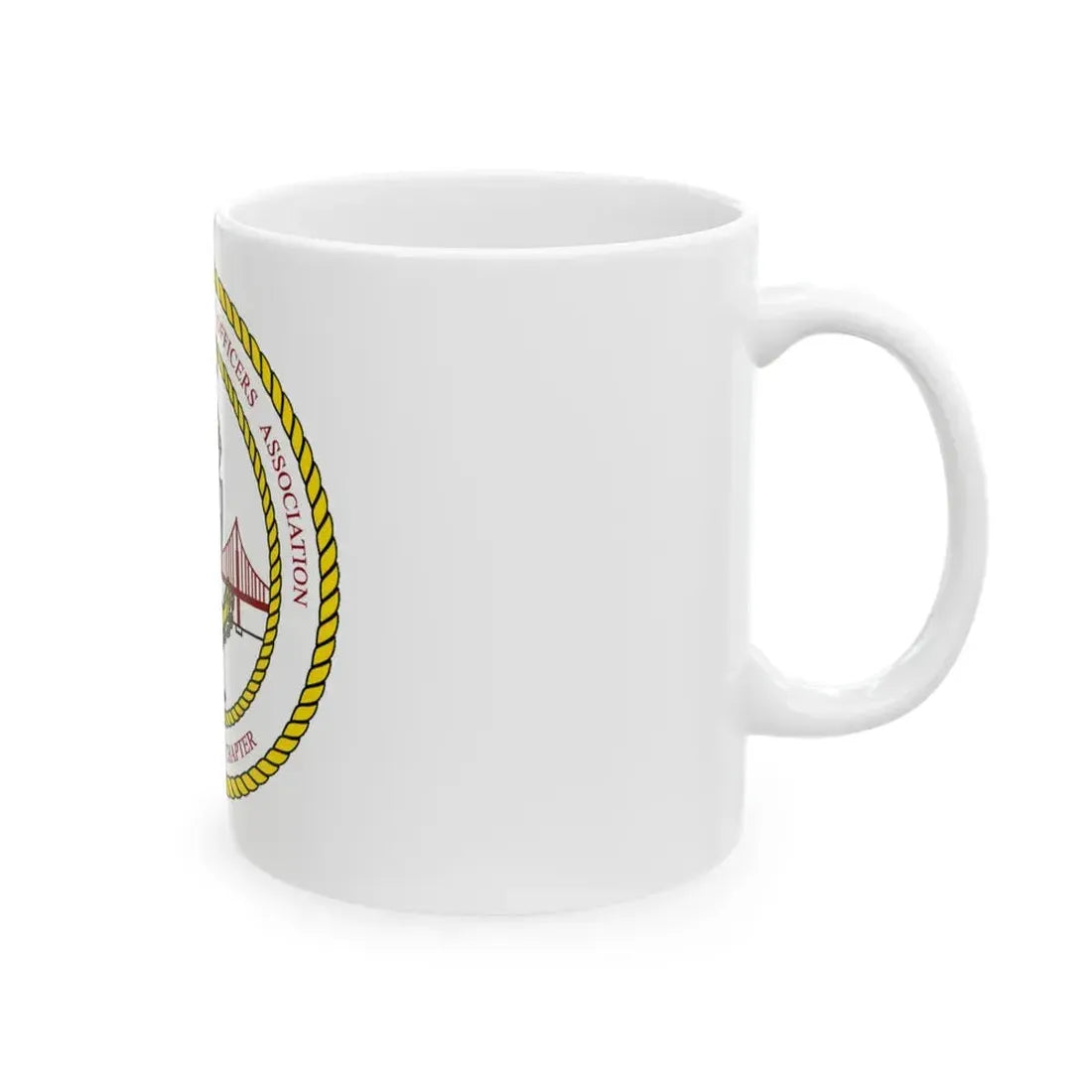 CG CPOA Golden Gate Chapter (U.S. Coast Guard) White Coffee Mug - Go Mug Yourself
