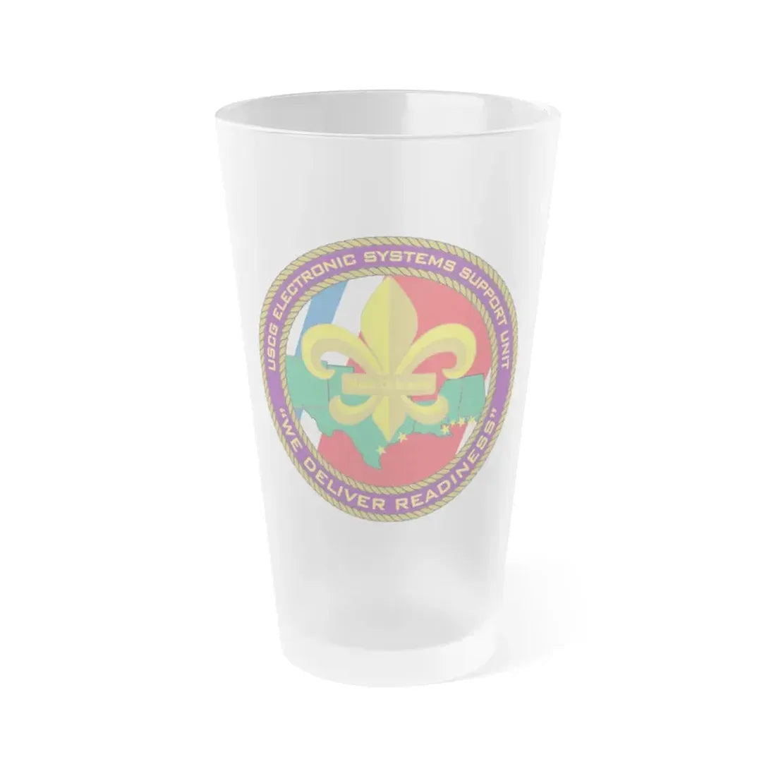 CG ESU New Orleans (U.S. Coast Guard) Frosted Pint Glass 16oz Default Title - Go Mug Yourself