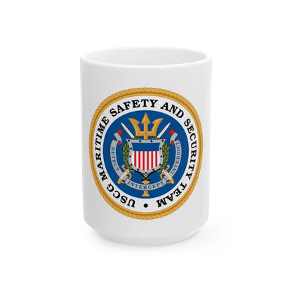 CG Maritime Safety & Security Team (U.S. Coast Guard) White Coffee Mug-15oz-Go Mug Yourself