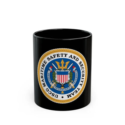 CG Maritime Safety & Security Team (U.S. Coast Guard) Black Coffee Mug 11oz - Go Mug Yourself