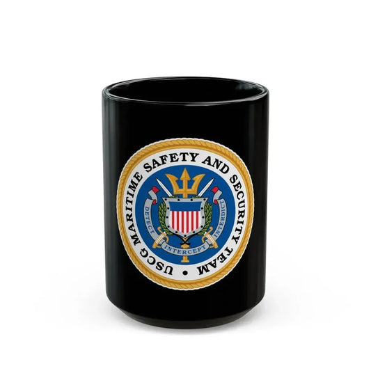 CG Maritime Safety & Security Team (U.S. Coast Guard) Black Coffee Mug 15oz - Go Mug Yourself