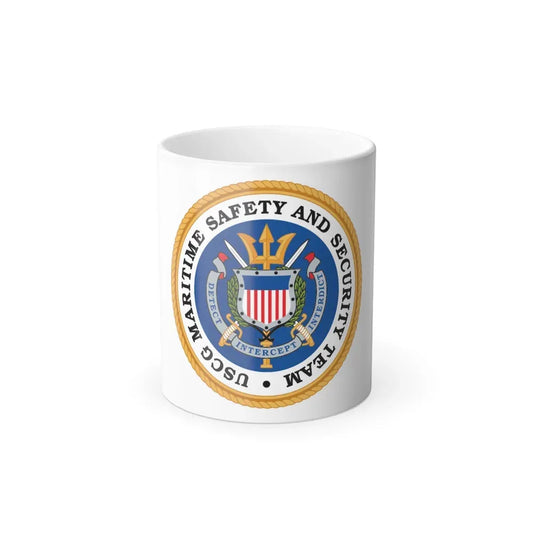 CG Maritime Safety & Security Team (U.S. Coast Guard) Color Changing Coffee Mug 11oz - Go Mug Yourself