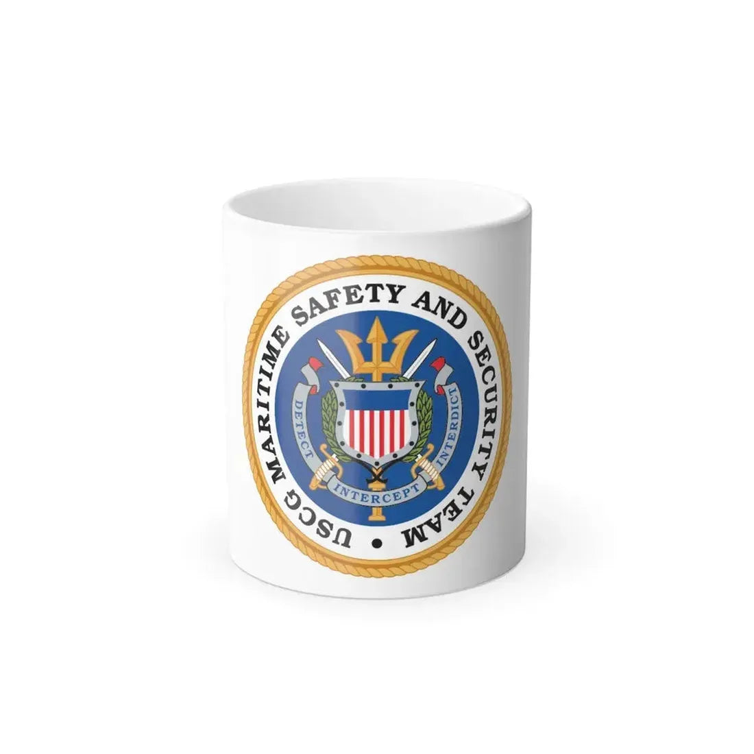 CG Maritime Safety & Security Team (U.S. Coast Guard) Color Changing Coffee Mug 11oz - Go Mug Yourself