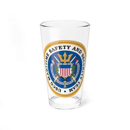 CG Maritime Safety & Security Team (U.S. Coast Guard) Pint Glass 16oz 16oz - Go Mug Yourself