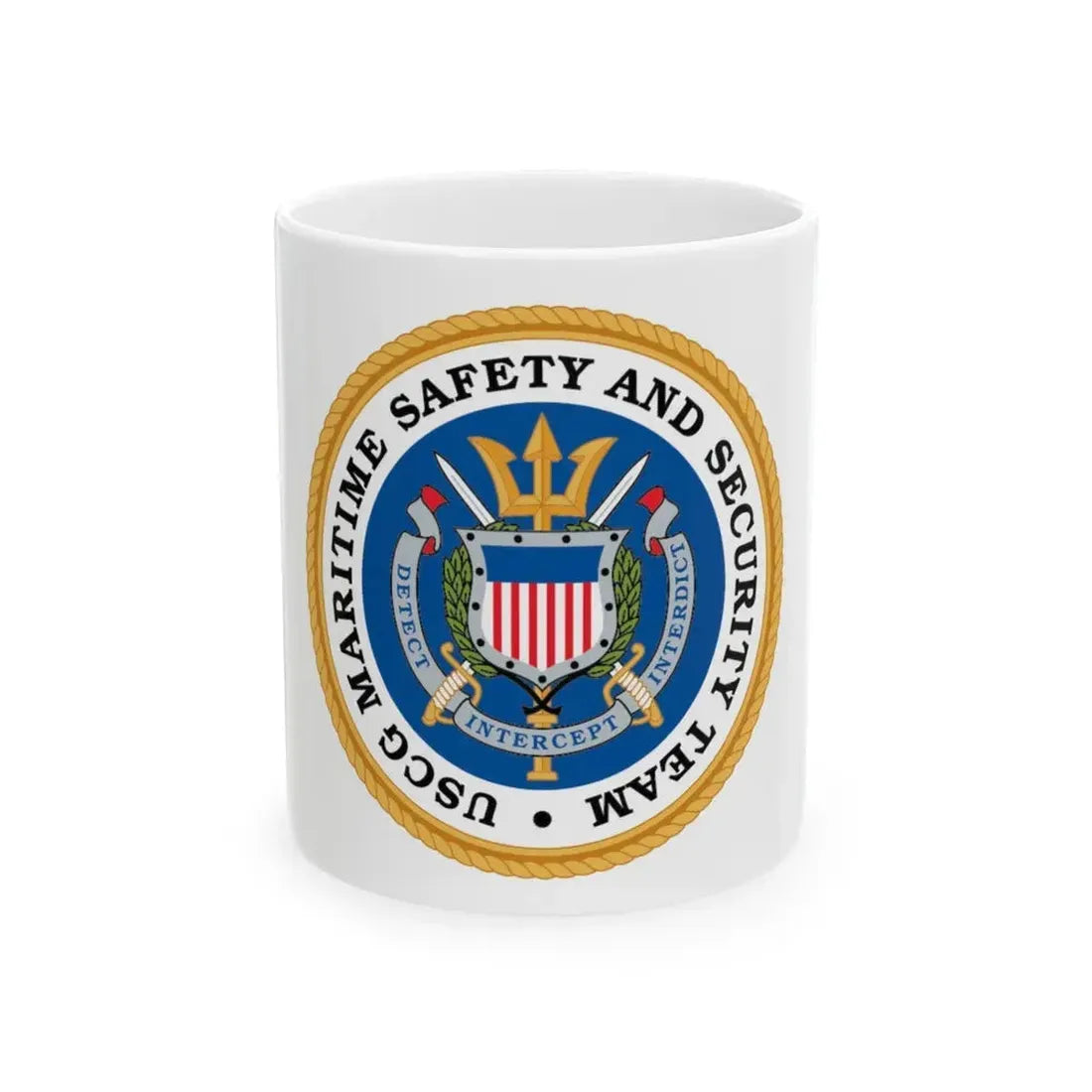 CG Maritime Safety & Security Team (U.S. Coast Guard) White Coffee Mug 11oz - Go Mug Yourself
