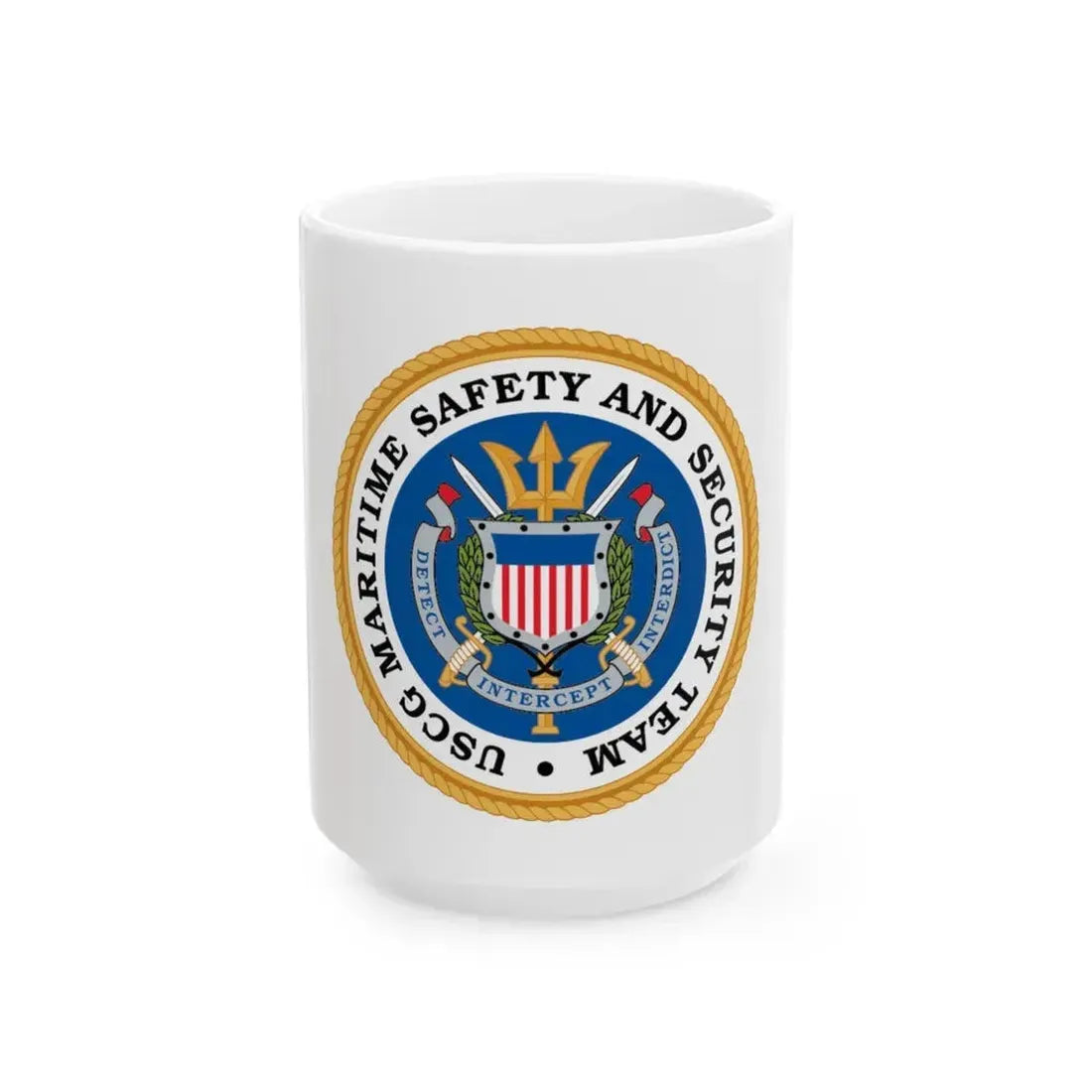 CG Maritime Safety & Security Team (U.S. Coast Guard) White Coffee Mug 15oz - Go Mug Yourself