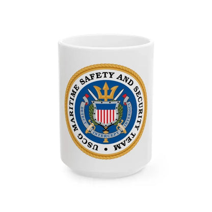 CG Maritime Safety & Security Team (U.S. Coast Guard) White Coffee Mug 15oz - Go Mug Yourself
