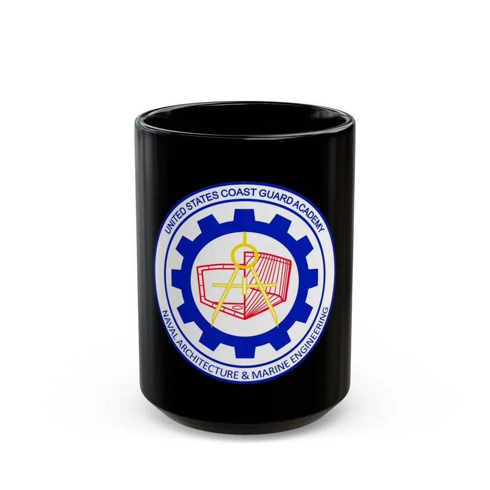 CG Naval Architecture & Marine Eng (U.S. Coast Guard) Black Coffee Mug-15oz-Go Mug Yourself