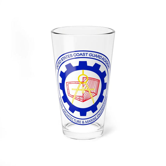 CG Naval Architecture & Marine Eng (U.S. Coast Guard) Pint Glass 16oz-16oz-Go Mug Yourself