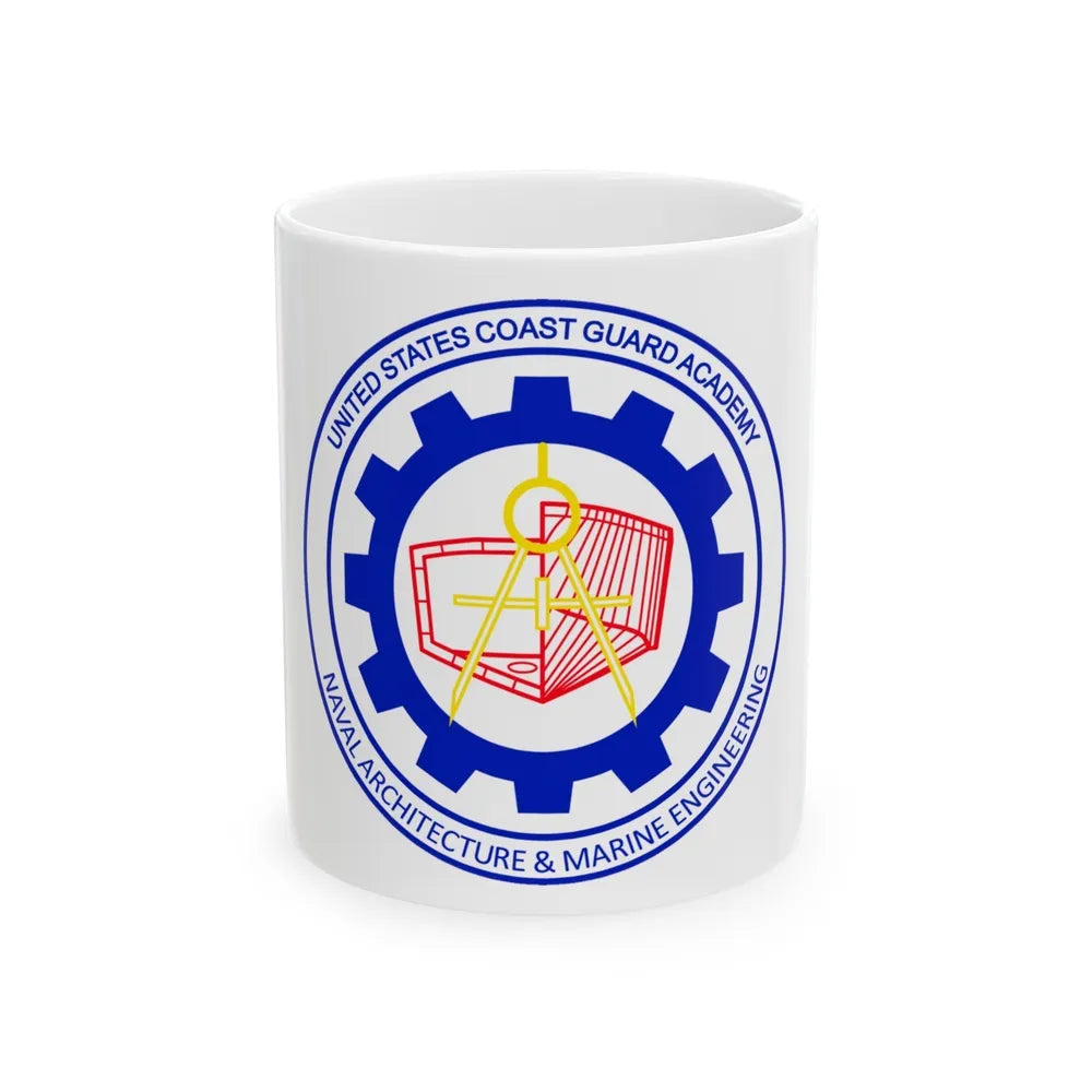 CG Naval Architecture & Marine Eng (U.S. Coast Guard) White Coffee Mug-11oz-Go Mug Yourself