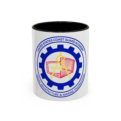 CG Naval Architecture & Marine Eng (U.S. Coast Guard) Accent Coffee Mug 11oz Black - Go Mug Yourself