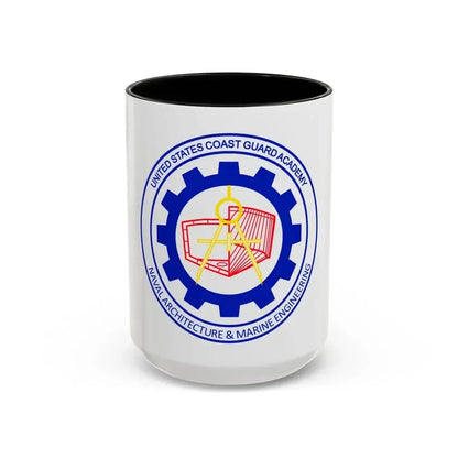CG Naval Architecture & Marine Eng (U.S. Coast Guard) Accent Coffee Mug 15oz Black - Go Mug Yourself
