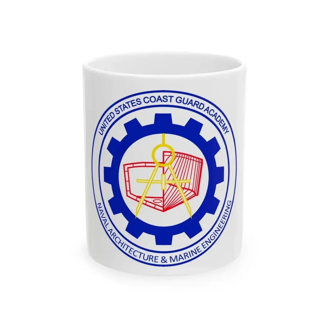 CG Naval Architecture & Marine Eng (U.S. Coast Guard) White Coffee Mug 11oz - Go Mug Yourself