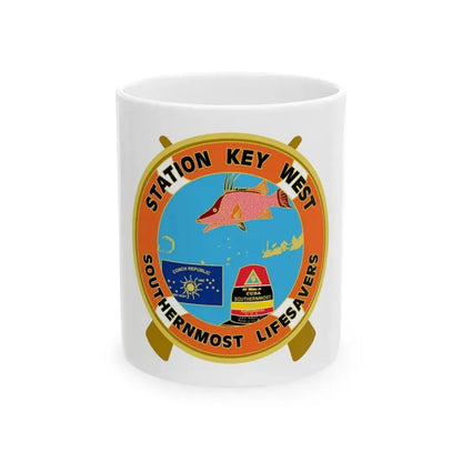 CG Station Key West (U.S. Coast Guard) White Coffee Mug 11oz - Go Mug Yourself