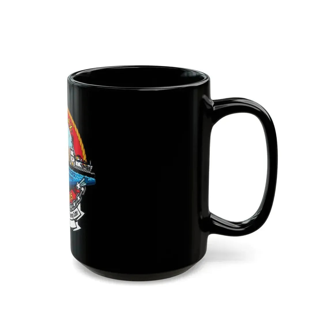 CGC Smilax WLIC   315 (U.S. Coast Guard) Black Coffee Mug - Go Mug Yourself