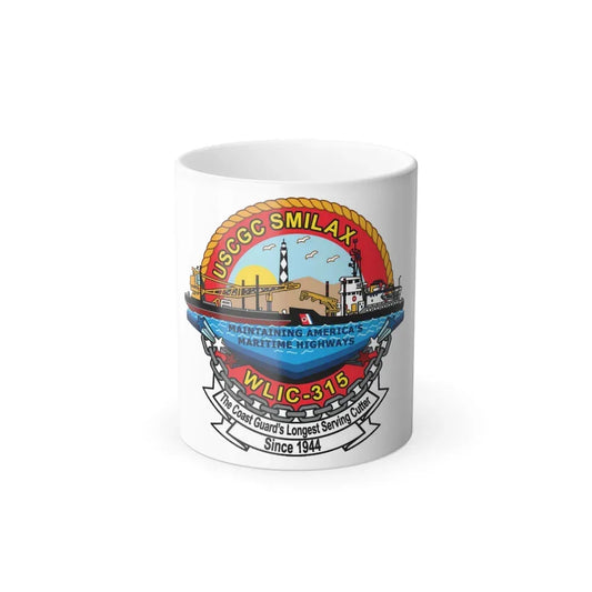 CGC Smilax WLIC 315 (U.S. Coast Guard) Color Changing Coffee Mug 11oz - Go Mug Yourself