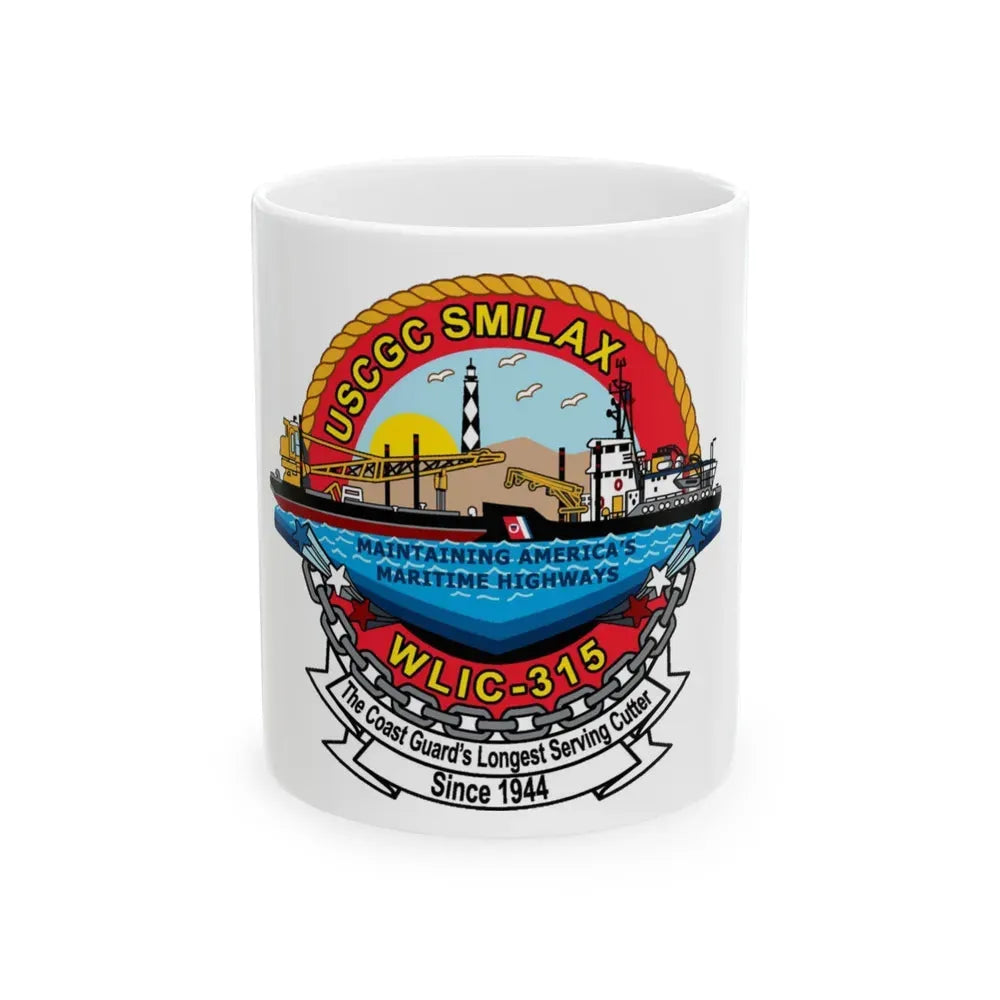 CGC Smilax WLIC   315 (U.S. Coast Guard) White Coffee Mug 11oz - Go Mug Yourself