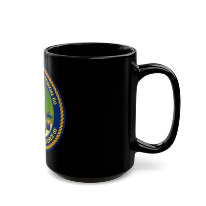 CGLO DESRON 60 CTF 65 Destroyer Squadron 60 and Command Task Force 65 Rota Spain (U.S. Navy) Black Coffee Mug-Go Mug Yourself