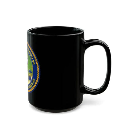 CGLO DESRON 60 CTF 65 Destroyer Squadron 60 and Command Task Force 65 Rota Spain (U.S. Navy) Black Coffee Mug - Go Mug Yourself