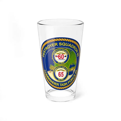 CGLO DESRON 60 CTF 65 Destroyer Squadron 60 and Command Task Force 65 Rota Spain (U.S. Navy) Pint Glass 16oz 16oz - Go Mug Yourself