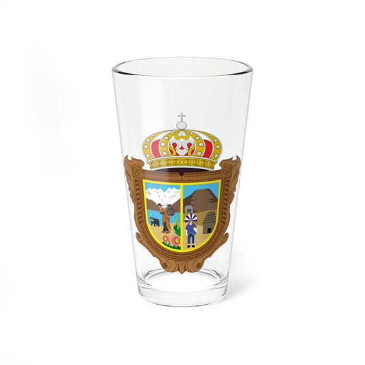 Chacas-escudo (Peru) (Coat of Arms) Pint Glass 16oz 16oz - Go Mug Yourself