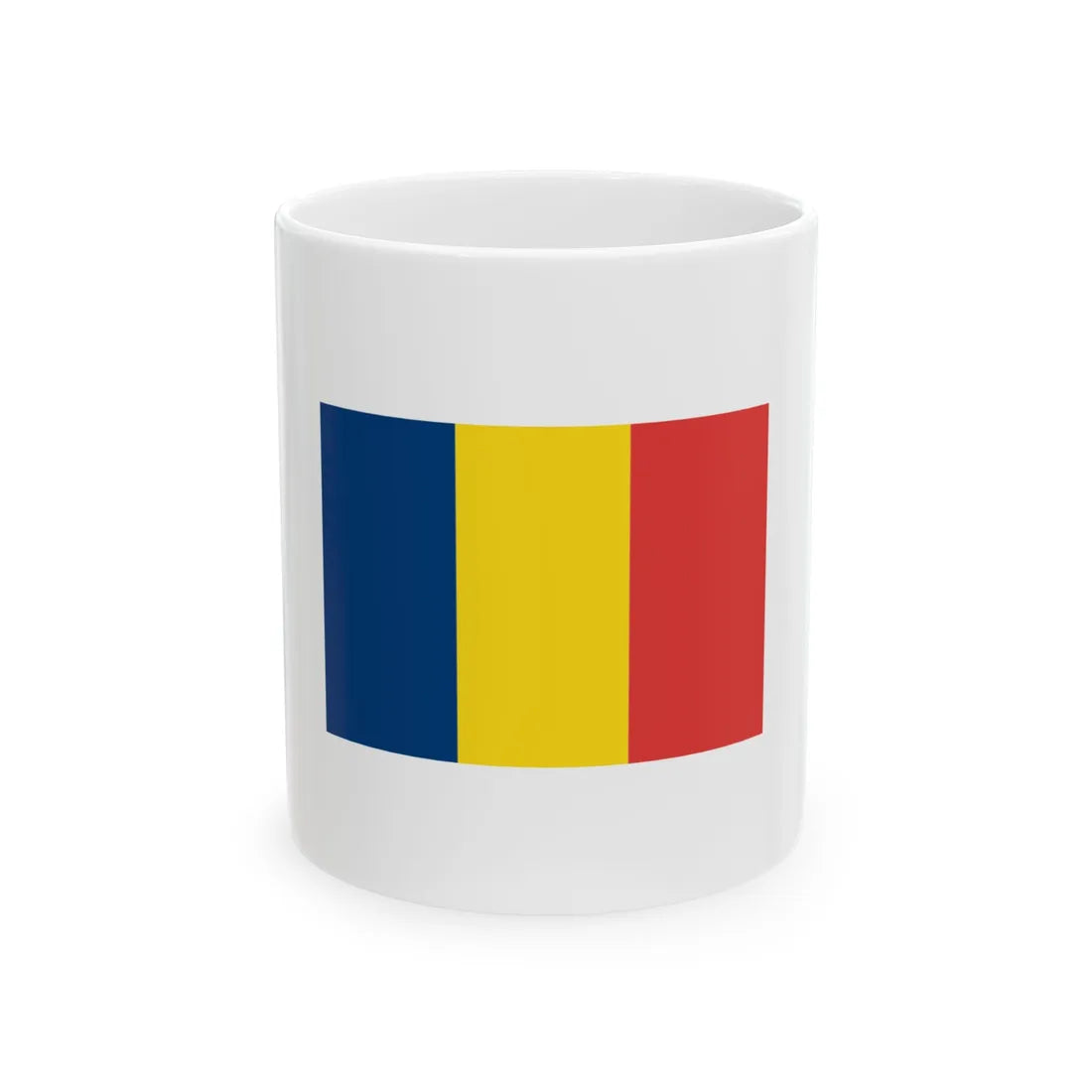 Chad 67239 - The Noun Project (Chad) White Coffee Mug 11oz - Go Mug Yourself