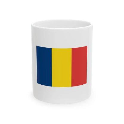 Chad 67239 - The Noun Project (Chad) White Coffee Mug 11oz - Go Mug Yourself