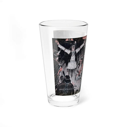 Chain of Murder, Cavalier, May 1953 (Magazine Illustration) Pint Glass 16oz-Go Mug Yourself