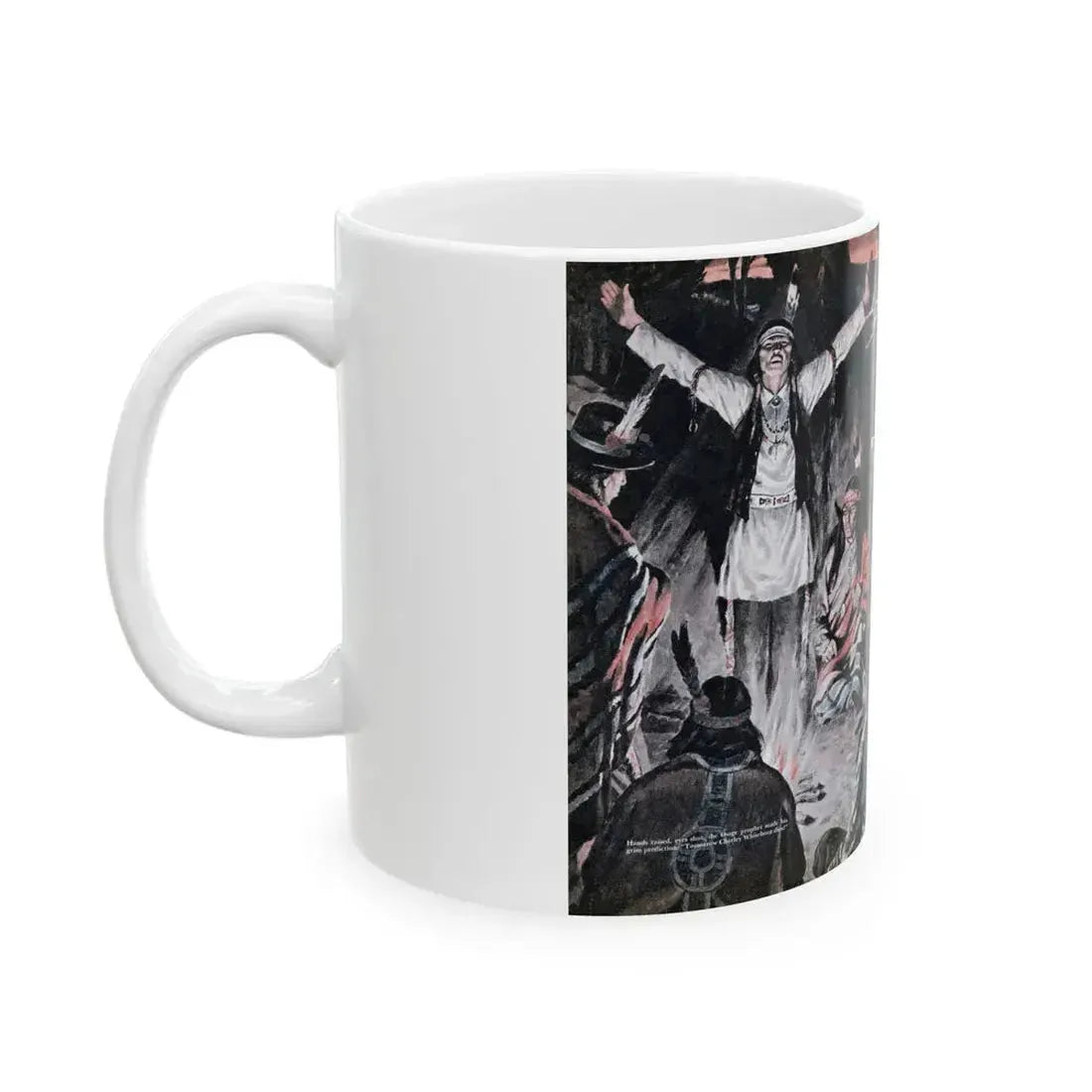 Chain of Murder, Cavalier, May 1953 - White Coffee Mug - Go Mug Yourself