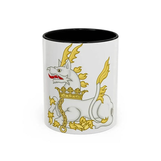 Chained Antelope Badge of Henry V & VI - Accent Coffee Mug 11oz Black - Go Mug Yourself