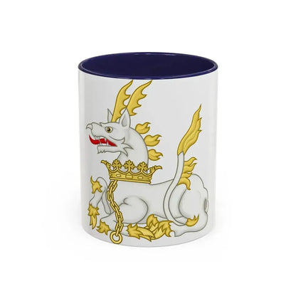 Chained Antelope Badge of Henry V & VI - Accent Coffee Mug 11oz Navy - Go Mug Yourself