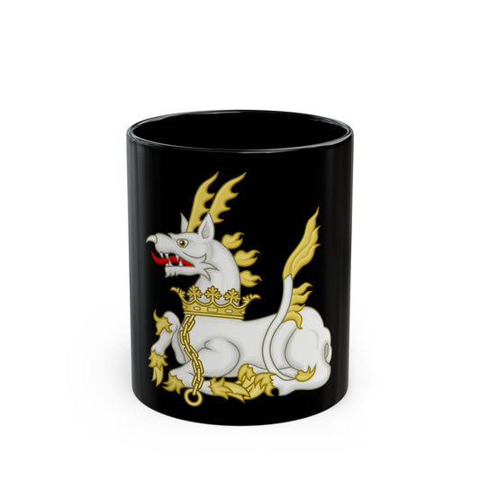 Chained Antelope Badge of Henry V & VI - Black Coffee Mug-11oz-Go Mug Yourself