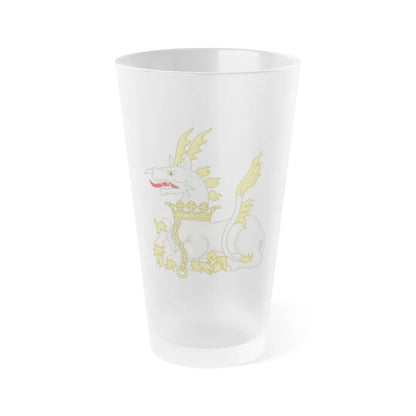 Chained Antelope Badge of Henry V & VI - Frosted Pint Glass 16oz-16oz-Frosted-Go Mug Yourself