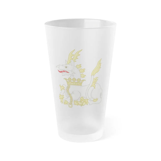 Chained Antelope Badge of Henry V & VI - Frosted Pint Glass 16oz-16oz-Frosted-Go Mug Yourself