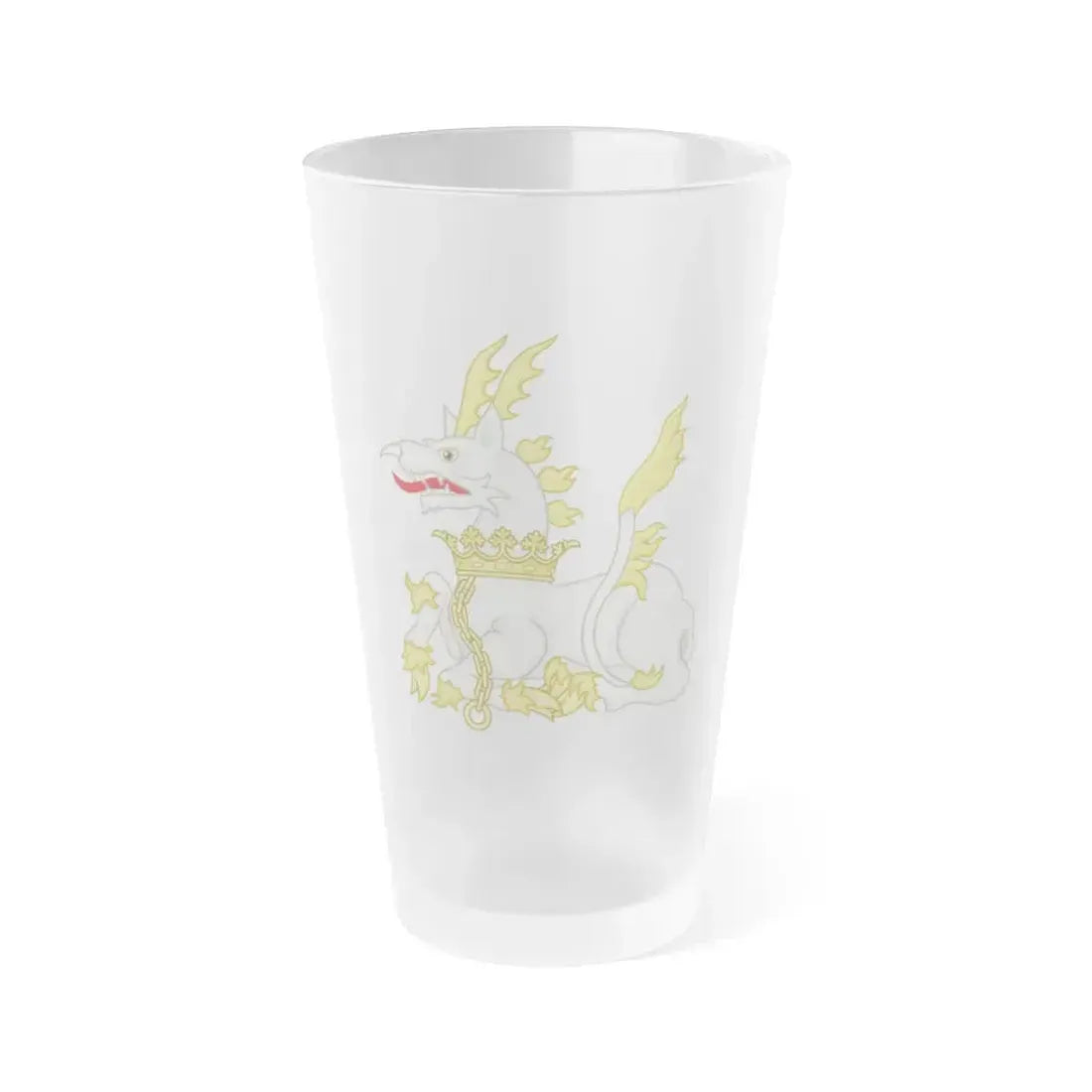 Chained Antelope Badge of Henry V & VI - Frosted Pint Glass 16oz 16oz Frosted - Go Mug Yourself