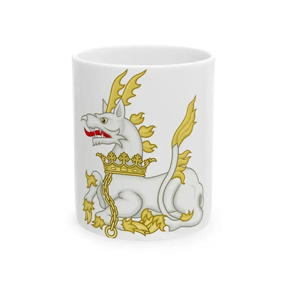 Chained Antelope Badge of Henry V & VI - White Coffee Mug 11oz - Go Mug Yourself