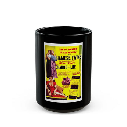 CHAINED FOR LIFE 1952 Movie Poster - Black Coffee Mug-15oz-Go Mug Yourself