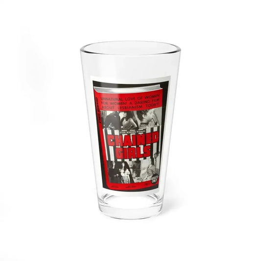 CHAINED GIRLS 1965 Movie Poster - Pint Glass 16oz 16oz - Go Mug Yourself