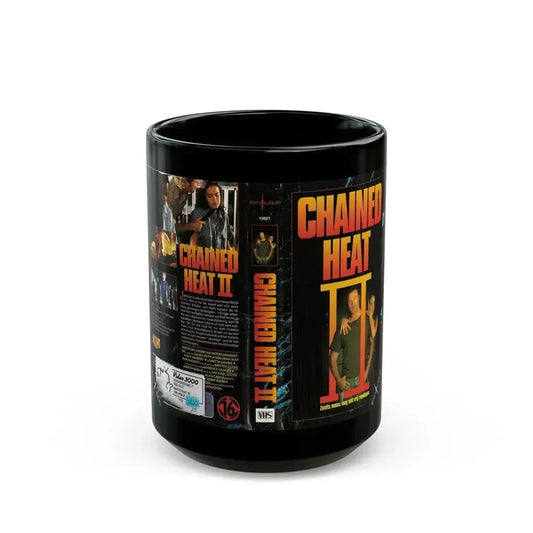 CHAINED HEAT 2 (VHS COVER) - Black Coffee Mug 15oz - Go Mug Yourself