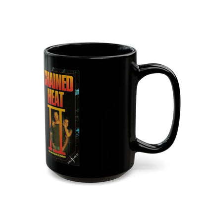 CHAINED HEAT 2 (VHS COVER) - Black Coffee Mug-Go Mug Yourself