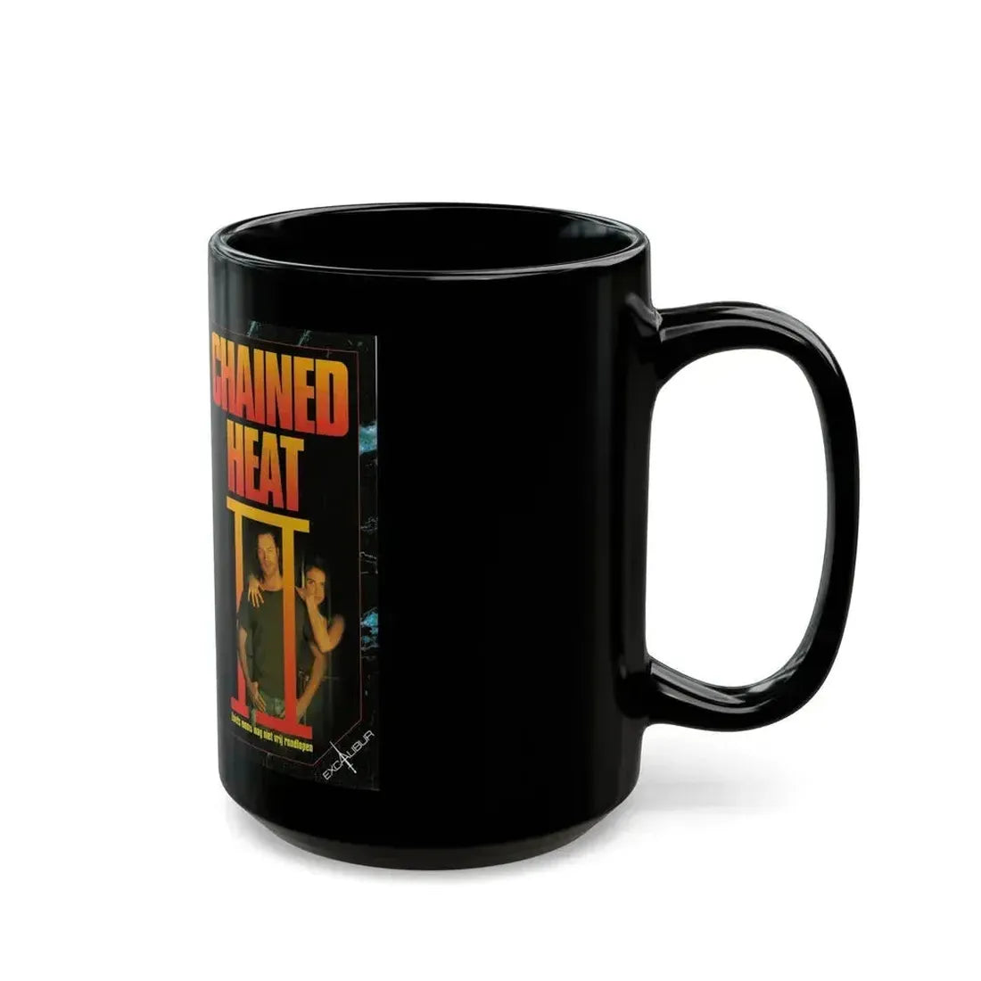 CHAINED HEAT 2 (VHS COVER) - Black Coffee Mug - Go Mug Yourself