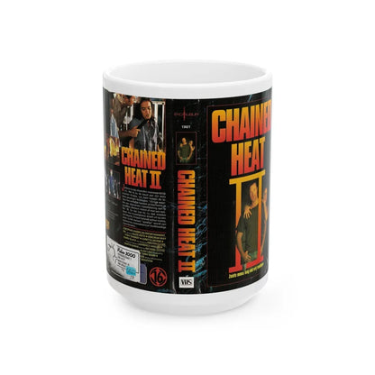 CHAINED HEAT 2 (VHS COVER) - White Coffee Mug-15oz-Go Mug Yourself