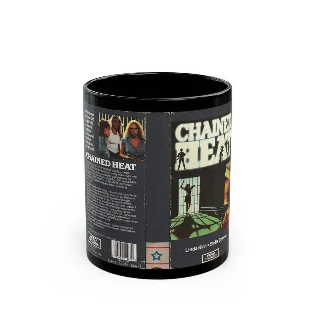 CHAINED HEAT (VHS COVER) - Black Coffee Mug 11oz - Go Mug Yourself