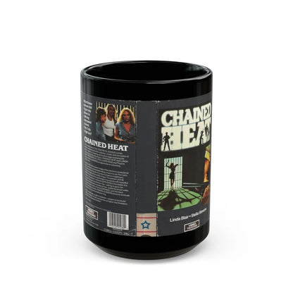 CHAINED HEAT (VHS COVER) - Black Coffee Mug-15oz-Go Mug Yourself