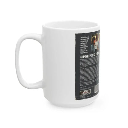CHAINED HEAT (VHS COVER) - White Coffee Mug - Go Mug Yourself